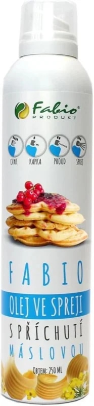 Fabio Produkt Olej řepkový s máslovou příchutí ve spreji