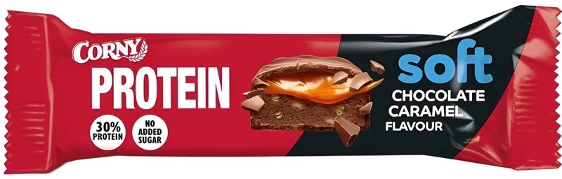 Corny soft proteinová tyčinka Čokoláda-karamel