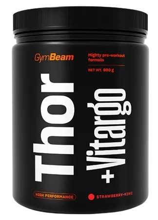 GymBeam Předtréninkový stimulant Thor Fuel + Vitargo - jahoda/kiwi