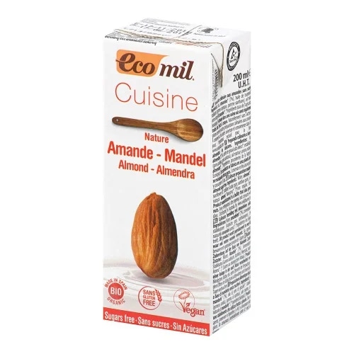 Ecomil Mandlová alternativa smetany bez cukru