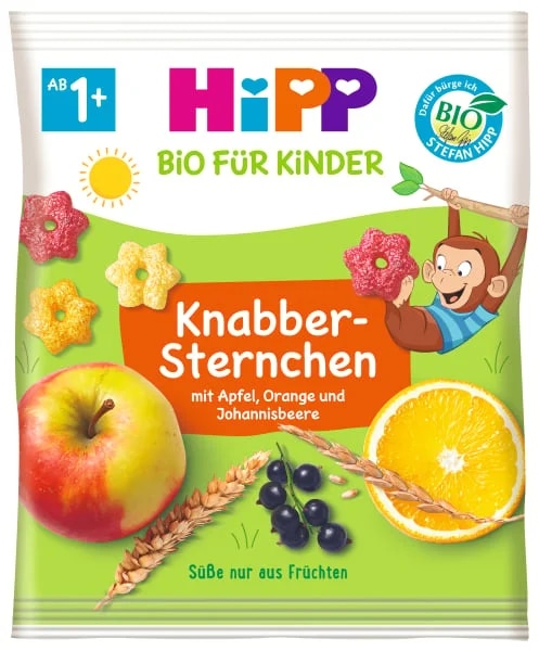 HiPP BIO Dětské obilné křupky s ovocem
