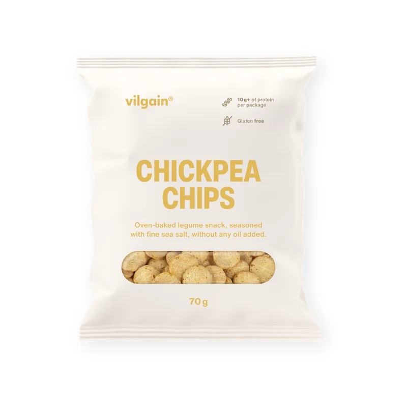 Vilgain Luštěninové chipsy BIO – cizrnové