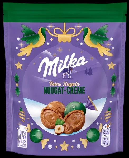Milka Jemné kuličky nugát