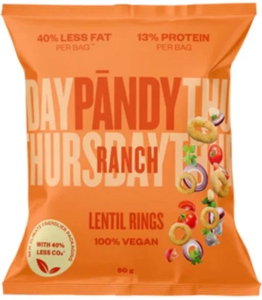 PANDY Čočkové chipsy Ranch