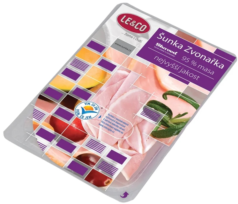 LE&CO Šunka Zvonařka nejvyšší jakosti s obsahem masa 95 %