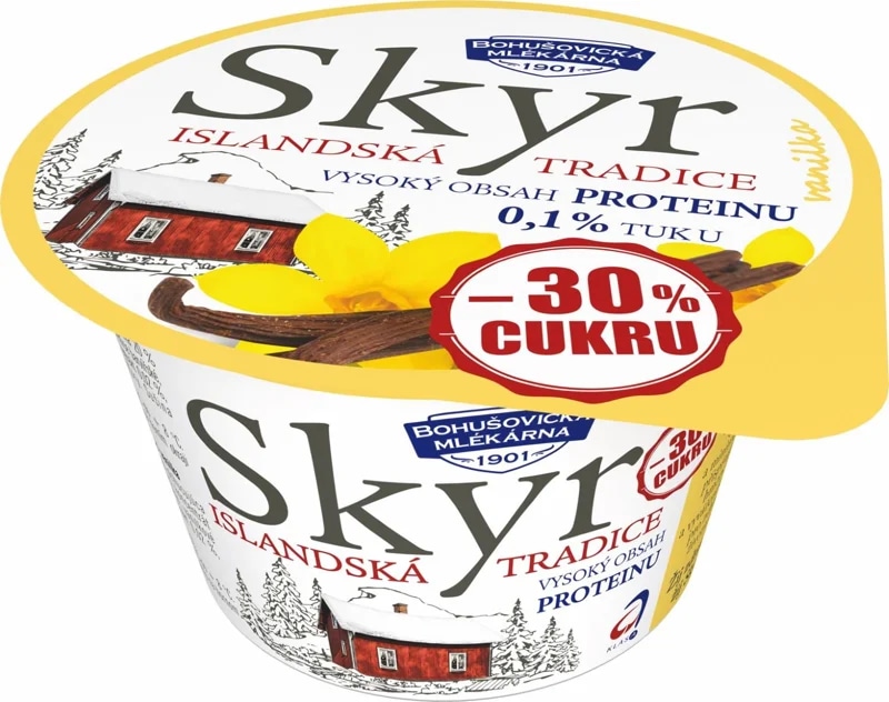 Bohušovická mlékárna Skyr 0,1 % vanilka