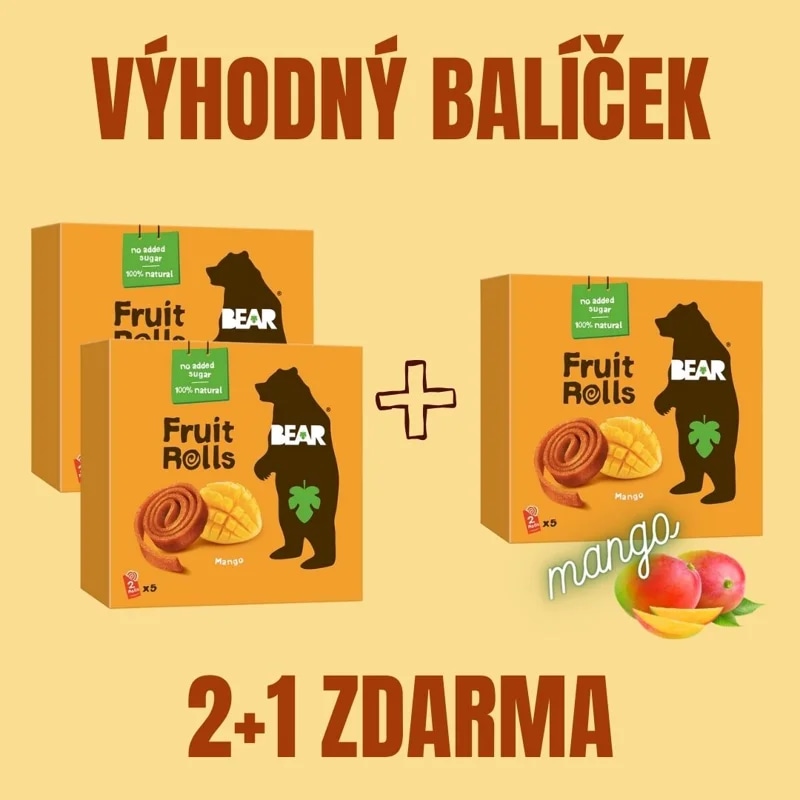 YOYO Bear Mango 5 x 2+1 ZDARMA
