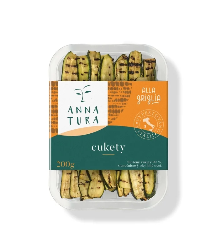 Annatura Grilovaná cuketa plátky, balení