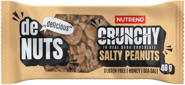 Nutrend Denuts Crunchy - slané arašídy