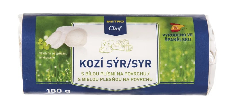 Metro Chef  Kozí sýr s bílou plísní