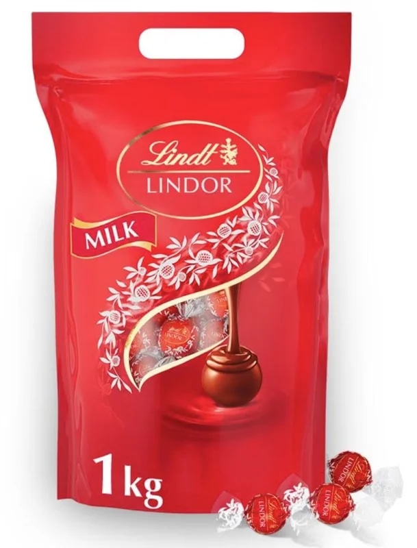 Lindt Bonboniéra LINDOR Megabalení pralinek mléčná čokoláda