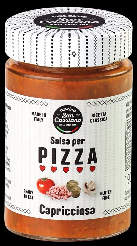 Cascina San Cassiano Rajčatová omáčka se šunkou, olivami a houbami