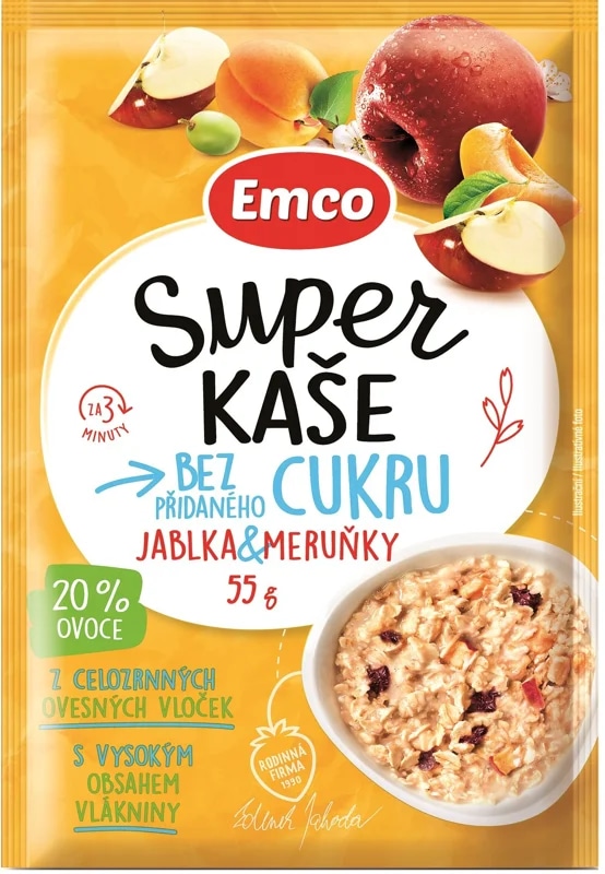 Emco Super kaše jablka a meruňky