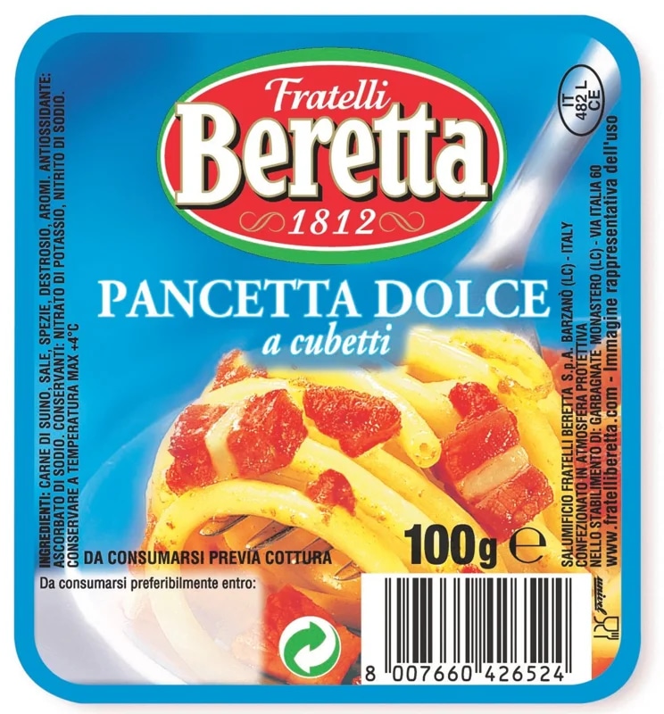 Fratelli Beretta Pancetta kostičky