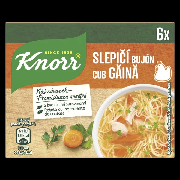 Knorr Slepičí bujón 6 x 10g
