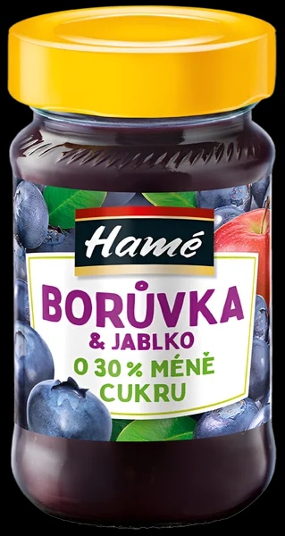 Hamé Džem Borůvka & jablko se sníženým obsahem cukru