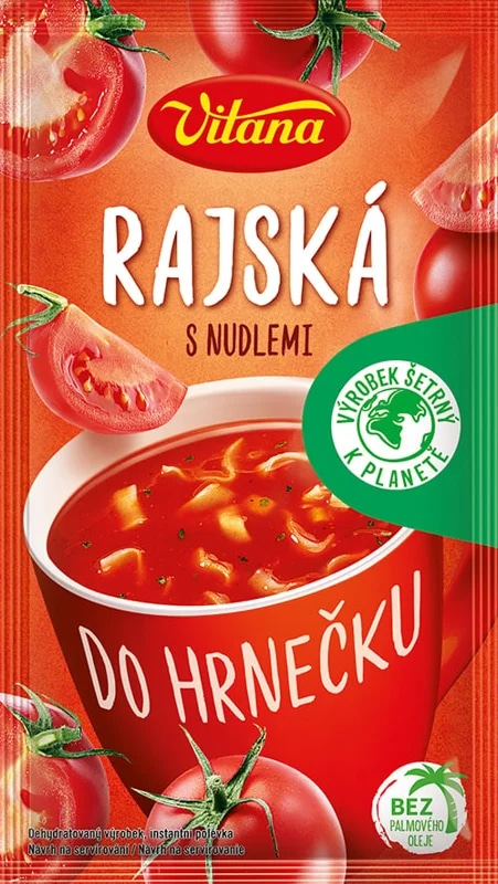 Vitana Do hrnečku Instantní polévka rajská s nudlemi
