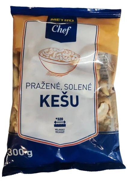 Metro Chef Kešu pražené, solené