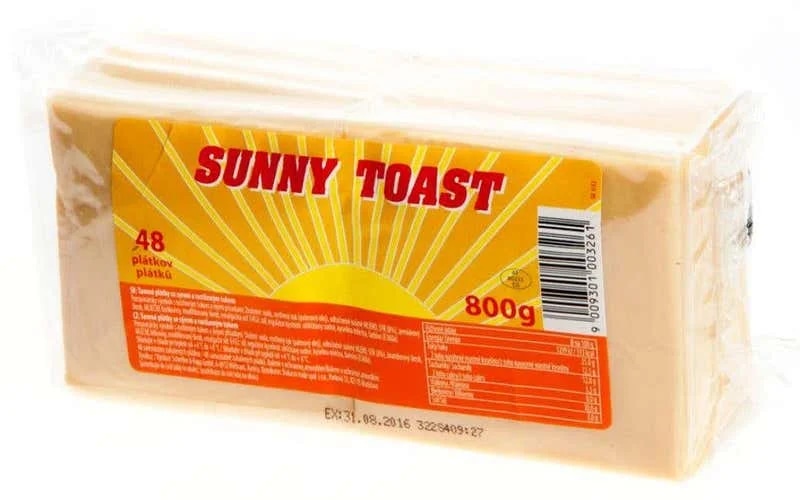 Sunny Toast tavené plátky s rostlinným tukem chlazené 6x100g