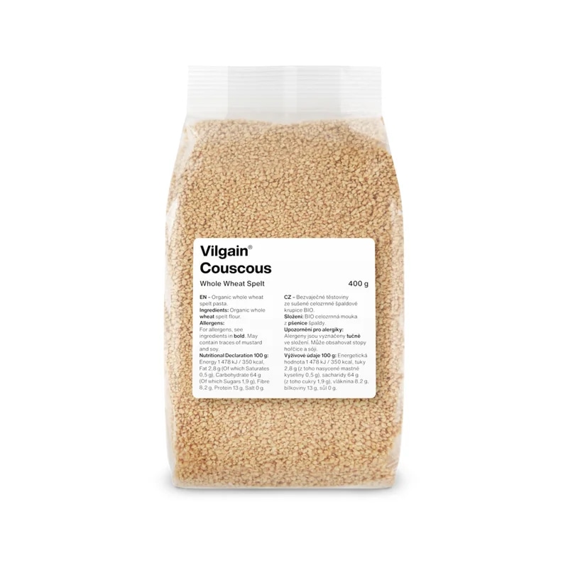 Vilgain Kuskus špaldový celozrnný BIO