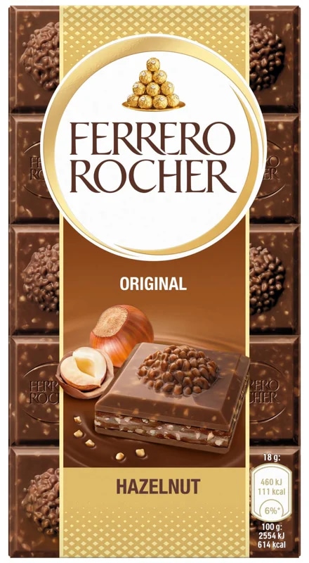 Ferrero Rocher Tabulková mléčná čokoláda