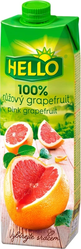 Hello 100% Růžový grapefruit