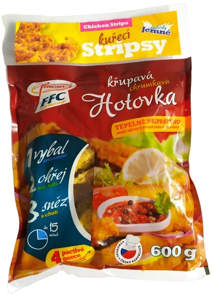 Kuřecí stripsy nepálivé