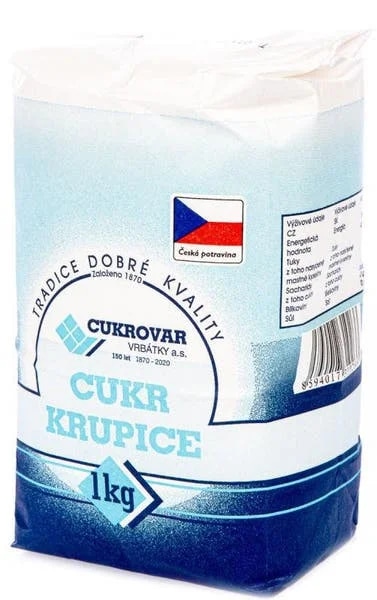 Cukrovar Vrbátky Cukr krupice