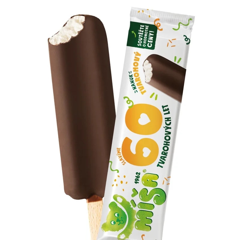 Míša Tvarohový nanuk v kakaové polevě