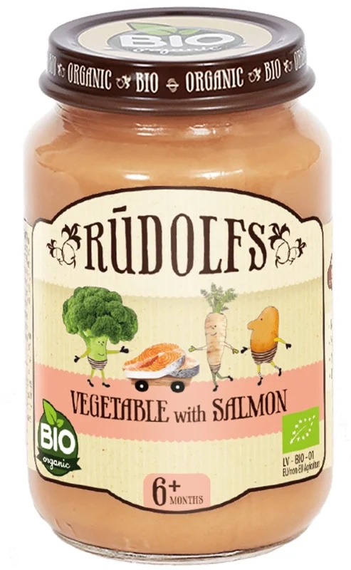 Rudolfs BIO Zelenina s lososem
