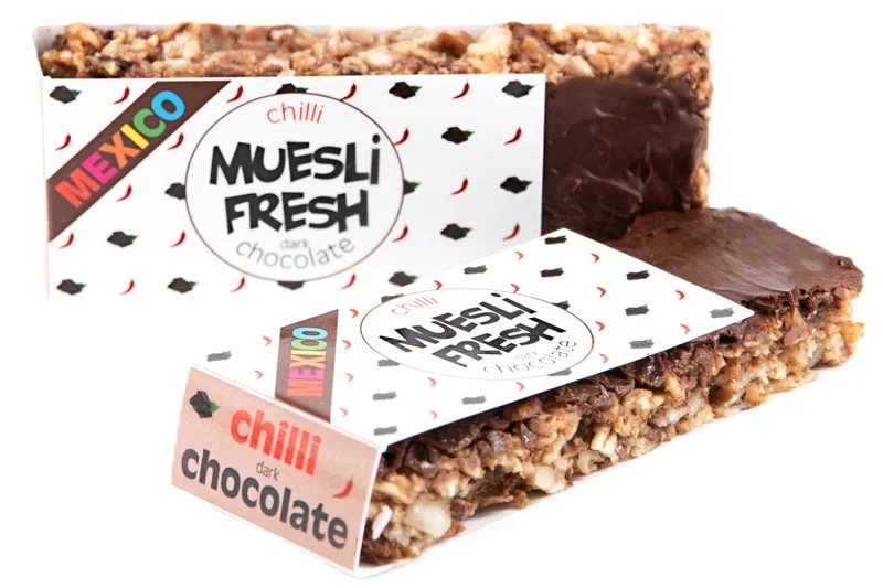 Muesli Fresh Tyčinka chilli-dark chocolate