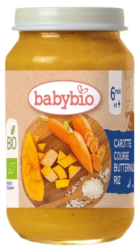 Babybio BIO Mrkev dýně a rýže