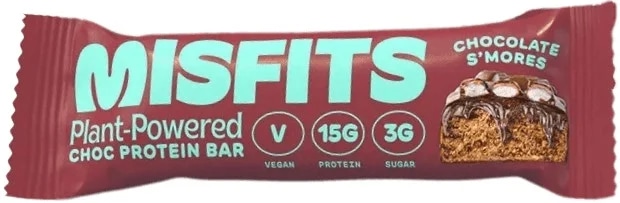 Misfits Vegan Protein Bar - Milk Chocolate S'mores