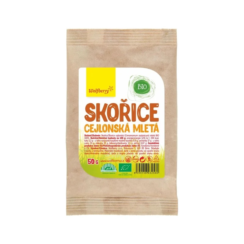 Wolfberry Skořice cejlonská BIO