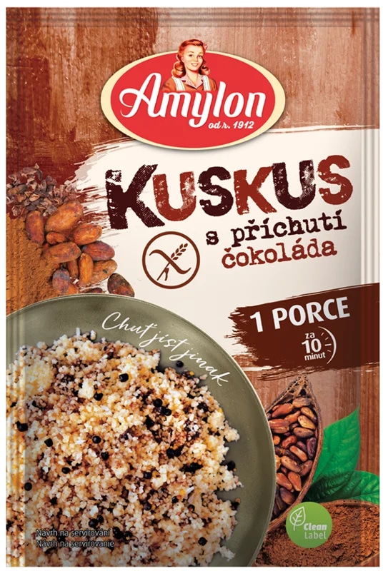 Amylon Kuskus s příchutí čokoláda bez lepku