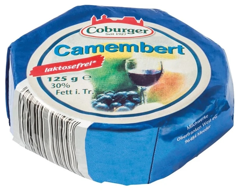 Coburger Camembert 30% se sníženým obsahem laktózy