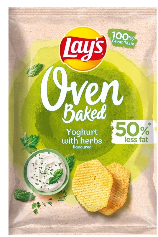 Lay's Chipsy oven baked jogurt a bylinky
