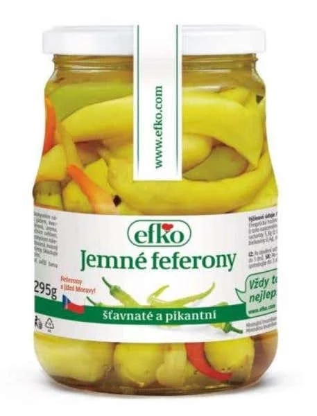 Efko Feferony jemné sterilované