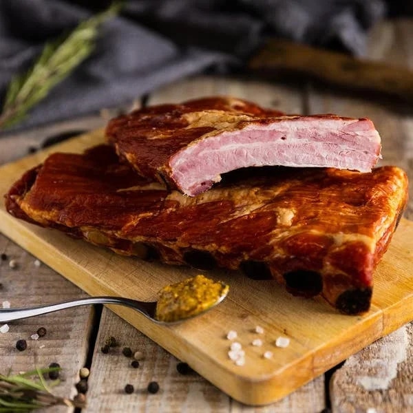Authentic Vepřová zmasilá žebra uzená - ribs
