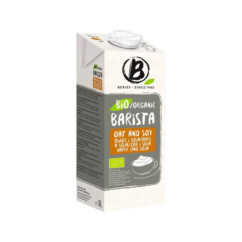 BERIEF Ovesný nápoj BIO – barista