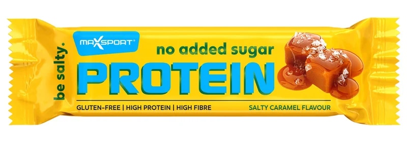Max Sport Protein tyčinka slaný karamel bez přidaného cukru