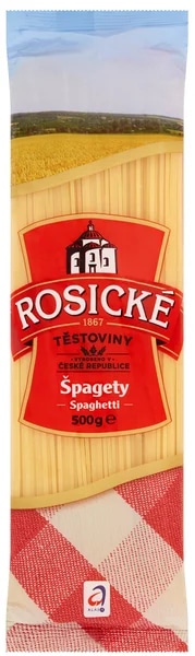 Rosické Těstoviny Rosické Bezvaječné Špagety