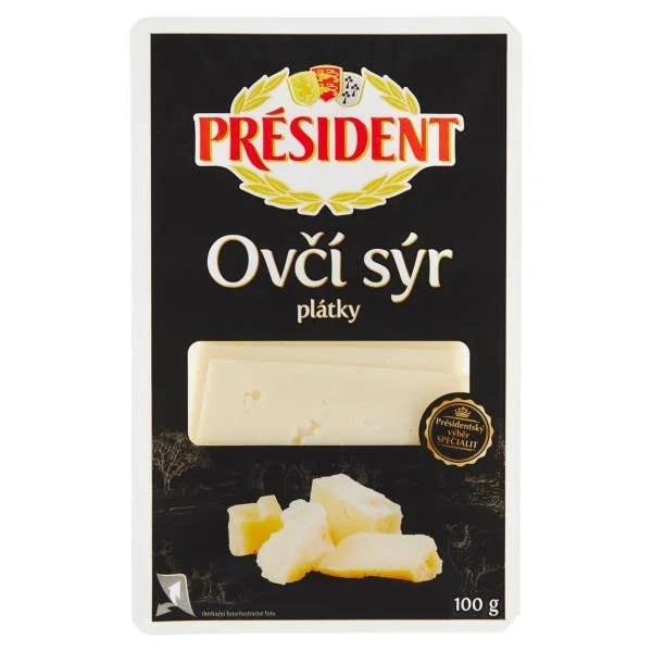 Président Ovčí sýr plátky