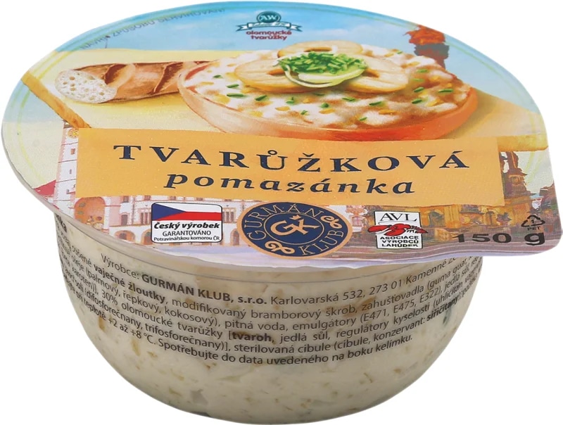 Gurmán klub Tvarůžková pomazánka