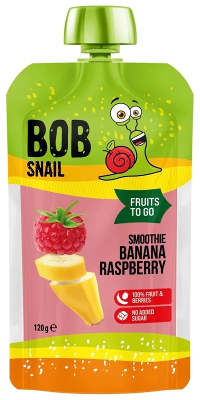 Šnek Bob Smoothie banán a malina