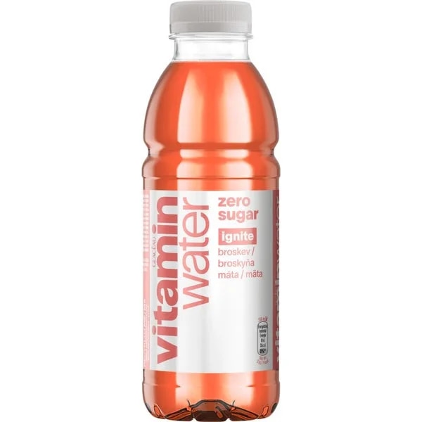 Vitaminwater  Ignite broskev máta