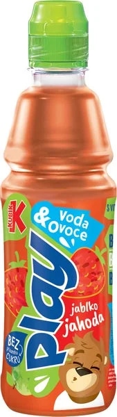 Kubík Play Voda + ovocná příchuť Jahoda
