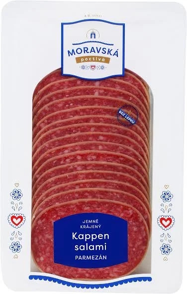 Poctivá Moravská Kappen salám s parmezánem