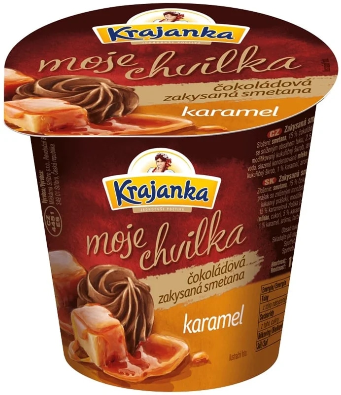 Krajanka Moje chvilka čokoládová zakysaná smetana karamel