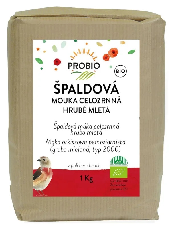 Probio BIO Mouka špaldová celozrnná hrubě mletá